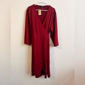 Suzanne Betro Wrap Around Medi Dress 3X NWT